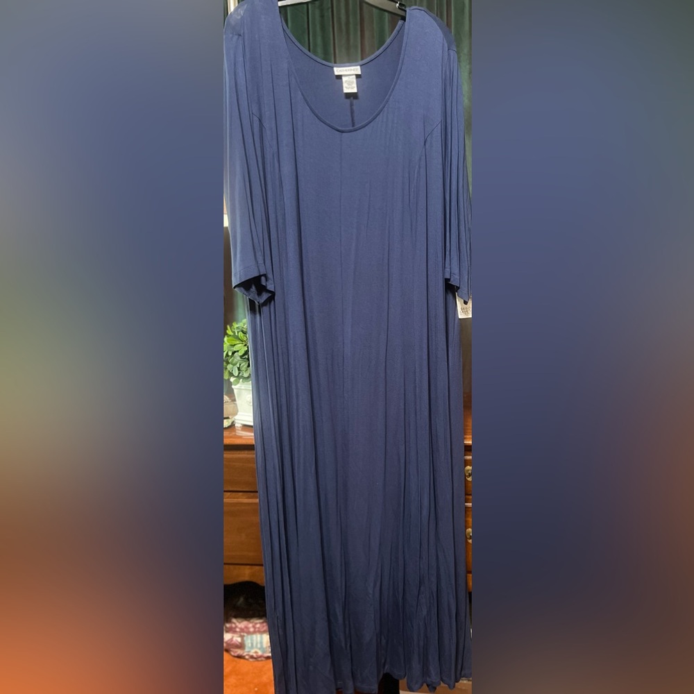 Catherines Deep Blue Maxi Dress